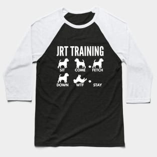 Jack Russell Terrier Training JRT Dog Tricks Baseball T-Shirt